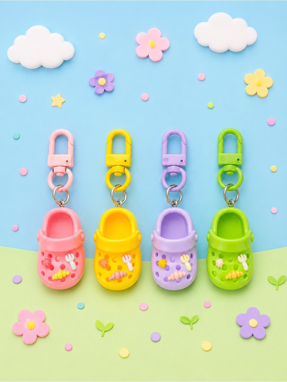 C- 4 croc charms set of 4